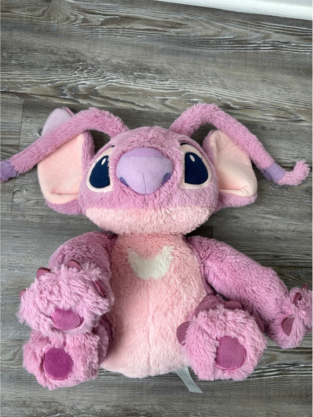 Disney Store Lilo & Stitch Angel Experiment 624 Pink Plush 15-16” Large